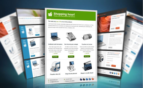 delivers a Set of Modern and Professional Email Templates which contains 120 Premade Layouts, Fully Compatible in ALL Major Email Clients.......