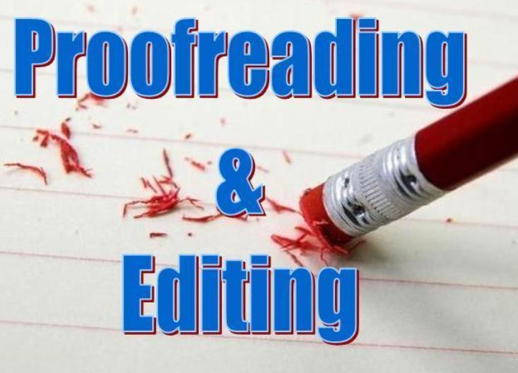 proofread or edit any 1,000-word article of any topic