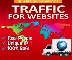 send you 100.000 visitors/traffic/hits to your website  (adsense safe). Get Unique Traffic each day to Your Web/Blog Site and get Good Alexa rank with full report for 