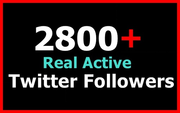add 2800+ Real Twitter Followers FASTLY in just 1 day