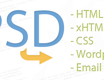 convert any PSD website design to XHTML, CSS and Jquery