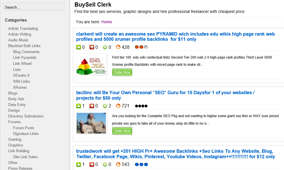 SeoClerks Affiliate (AGC) WordPress Theme