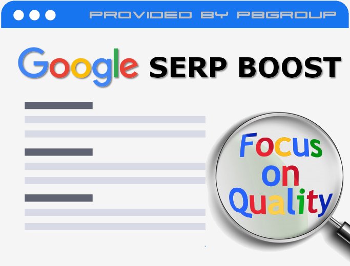 Google Keyword (SERP) & Authority BL's (Tier 3) Boost