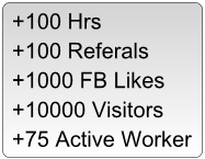 100Referals +10000Visitors +1000 FB Likes within 100hrs