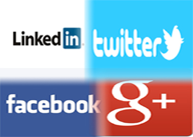 Make a page for your site or blog on facebook, google plus, linkedin and twitter