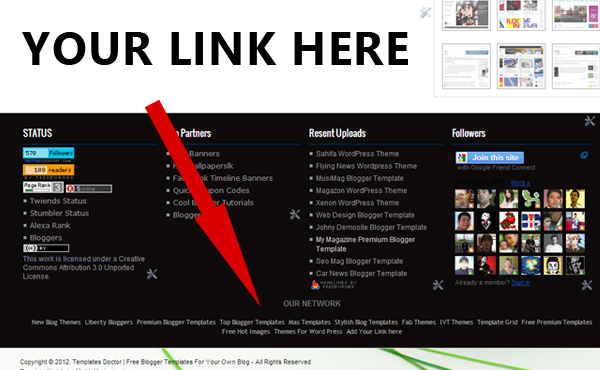add your link to my popular PR3 blogger templates blog for a period of 1 year