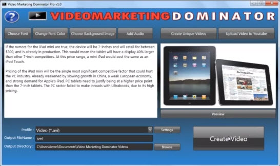 give software convert text to video & speech with just a few simple clicks