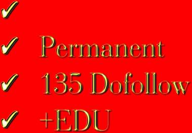 build Permanent 135 High Pr Backlinks pr7 pr6 pr5 Manually Plus 100 Edu Back links to Your Website