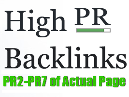 create 1000 PR2 to PR7 of Actual Page HIGH PR Backlinks