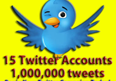 give you 5million tweets for 50 dollars or 8million tweets for 70 dollars or 85000 tweets 2 times