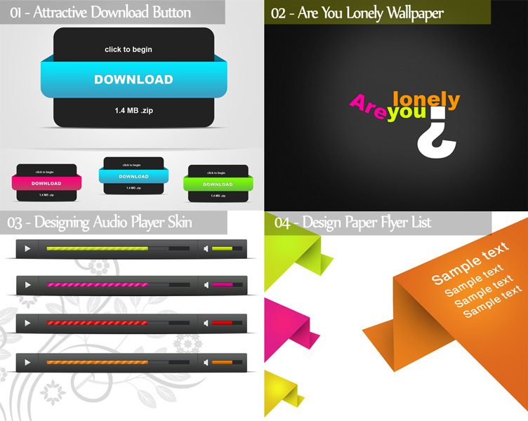 Design Step by Step Photoshop Graphics Tutorial