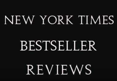 write a NYT Bestselling book review and link your book to the review to give it the same exposure 