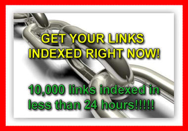get 10,000 Of Your Backlinks Indexed, Ping, RSS, Link Indexing Services