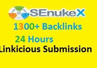 provide 48 Hour delivery of SeNuke x Service creating Penguin Friendly selected and best 1300 backlinks 