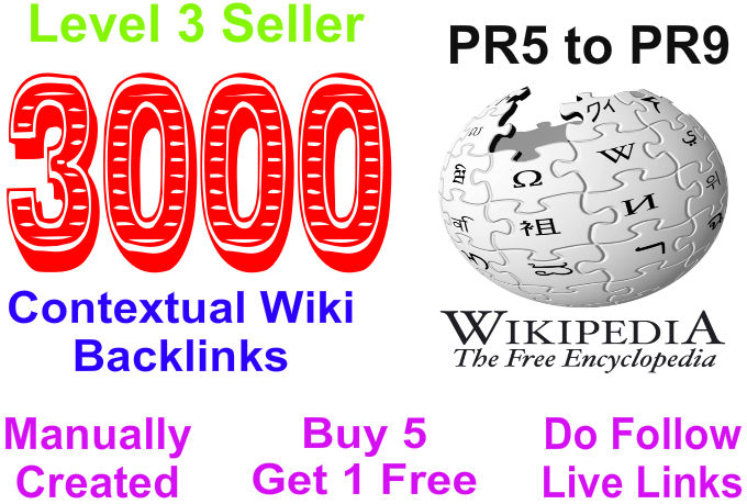 Provide more than 3000 Contextual Wiki Backlinks from 1000 Unique Domains