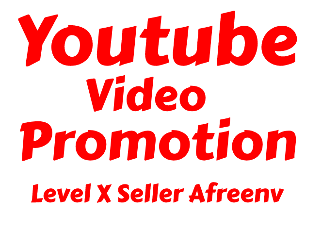 HIGH QUALITY YOUTUBE VIDEO PROMOTION (SALE)