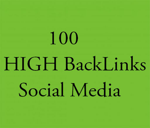 give you 100 BACKLINKS on social media sites