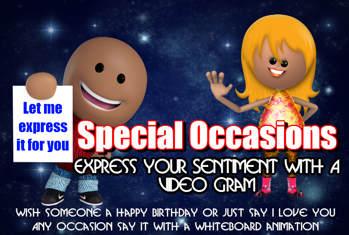 Make You A Video Animation For Any Occasion