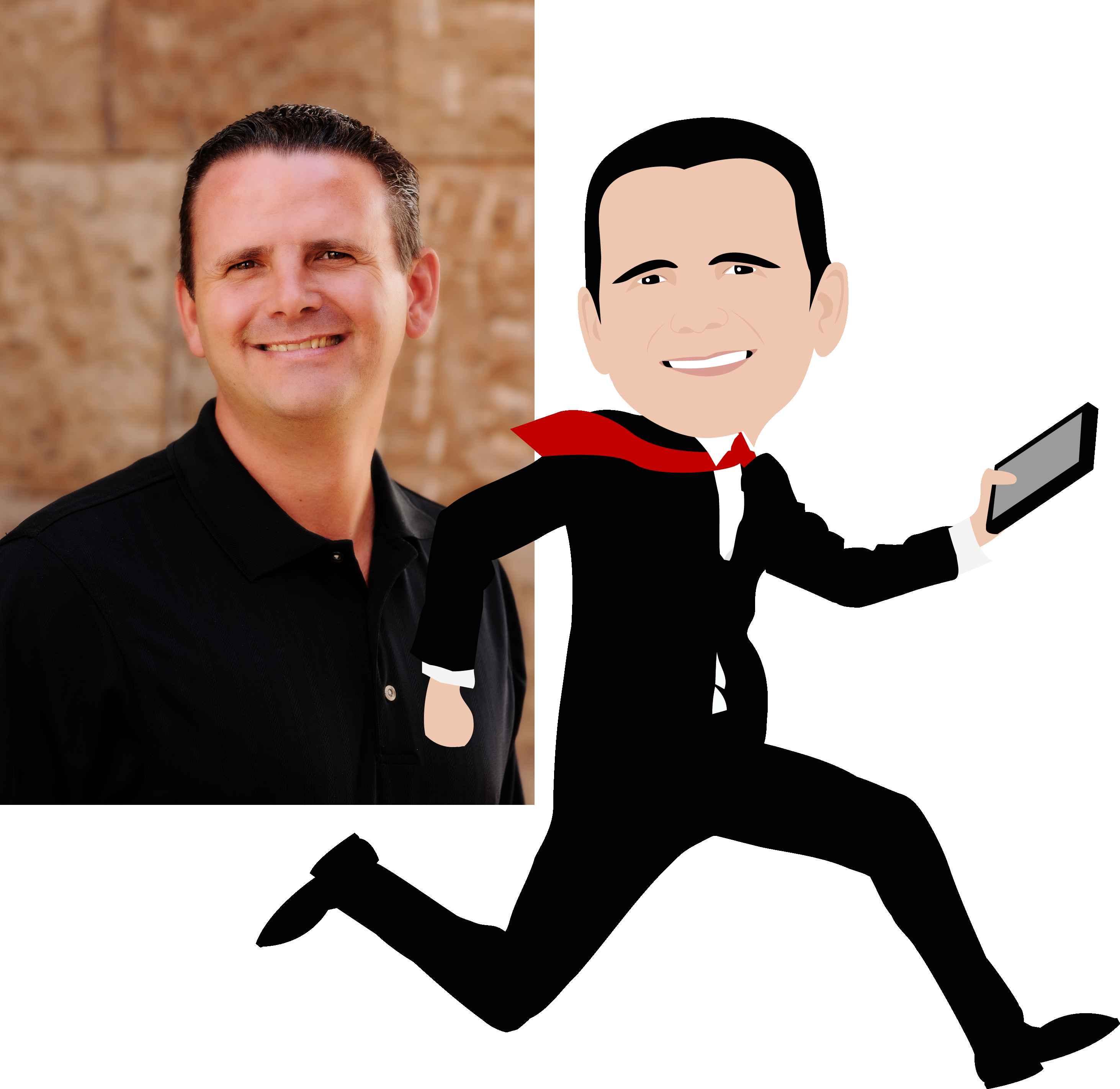 make a cartoon of you or your friend to caricature cartoon in vector use adobe illustrator , you can put message slogan or anything you want