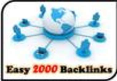 create Your Website 2000 BACKLINKS, Links for Seo Power and Ranking High In Google + Other Search Engines