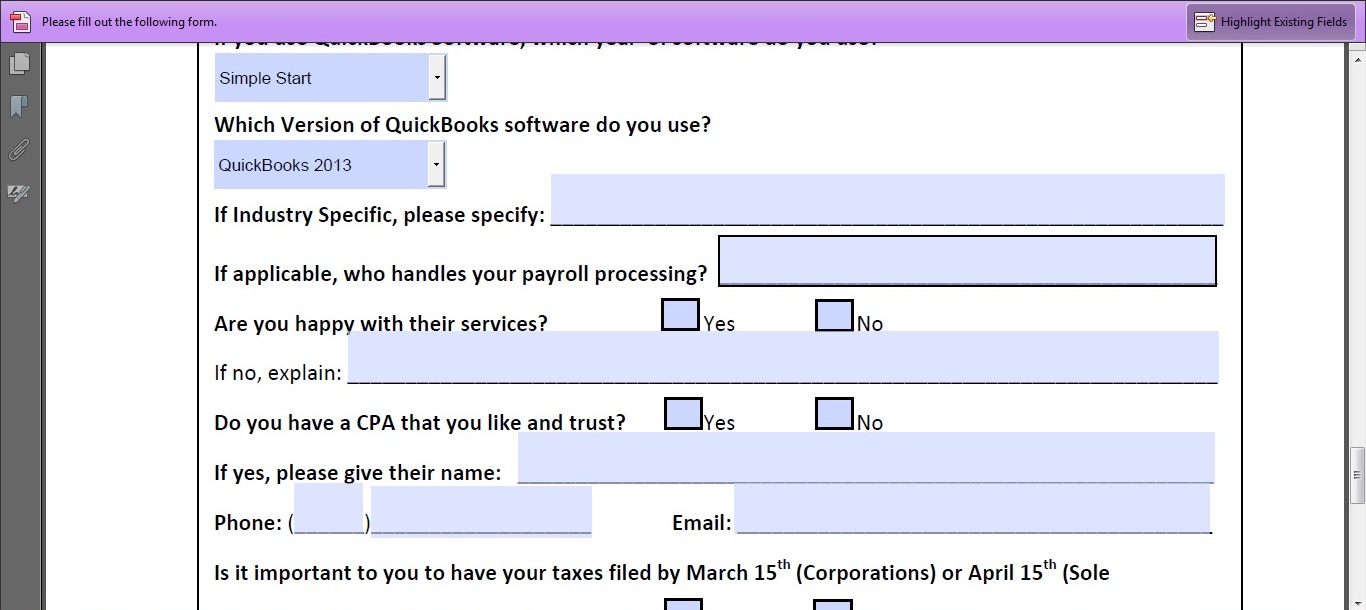 I will Create a professional Fillable Pdf Form up to 5 pages 