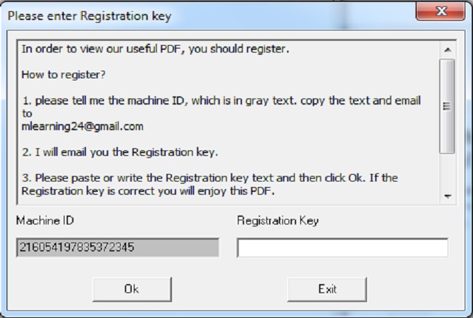 secure PDF on trial basis or expiry plus id registration and many features