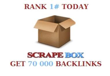 do a scrapebox blast of 70000 guaranteed blog comments backlinks, unlimited urls/keywords allowed