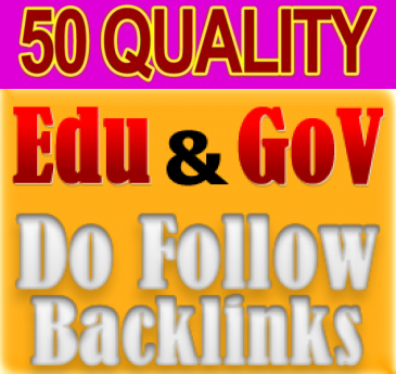 Manually 50+ EDU & GOV DoFollow Backlinks + PING in 24 Hours
