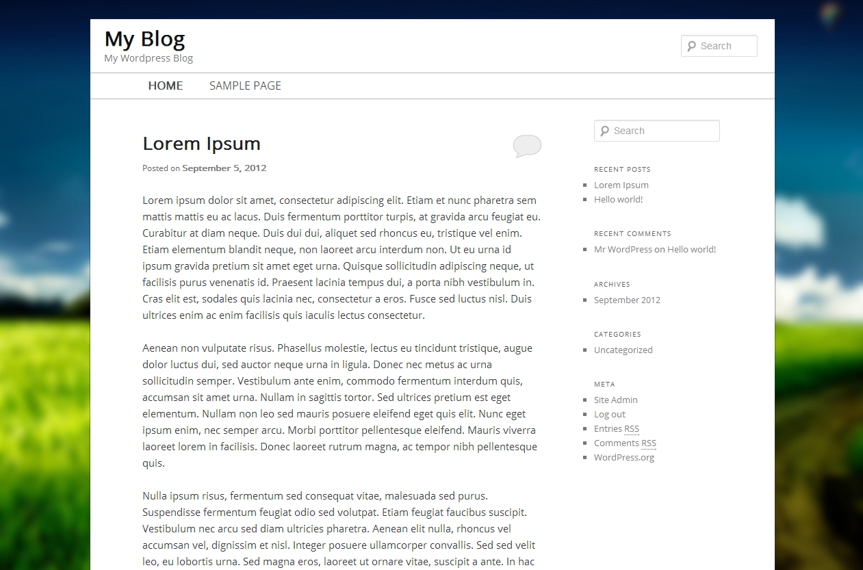 an awesome custom WordPress theme for you to download