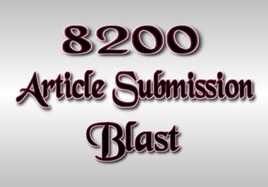 do Article Submission Blast on over 8200 Articles Directories With Min 600 Approved Backlinks for better Ranking in google 