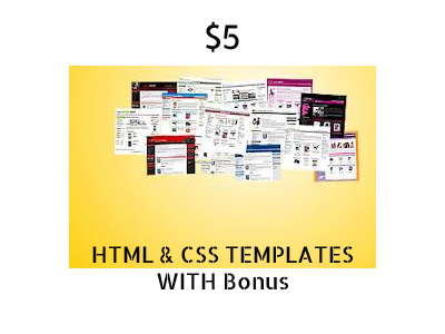 offer you 500 + HTML and CSS templates