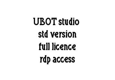 give you remote access to my VPS with full ubot studio licence installed 