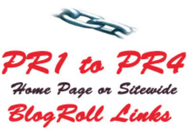 provide you a PERMANENT PR3 or PR4 Dofollow BlogRoll Link With Less Then 40 Obl 