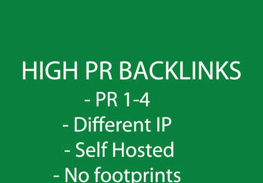 build 10 HIGHPRBACKLINKS from my private blog network with pr1 to 4 best bmr alternative 