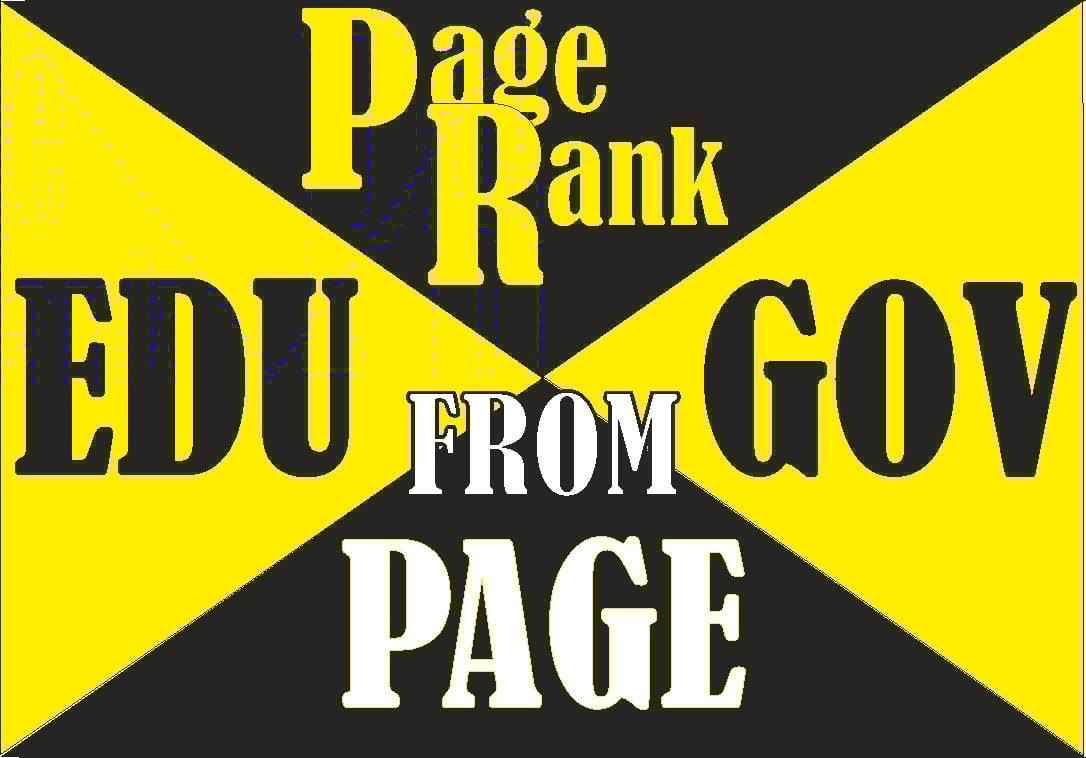 High Page Rank from PAGE(!!!) 25 EDU and GOV