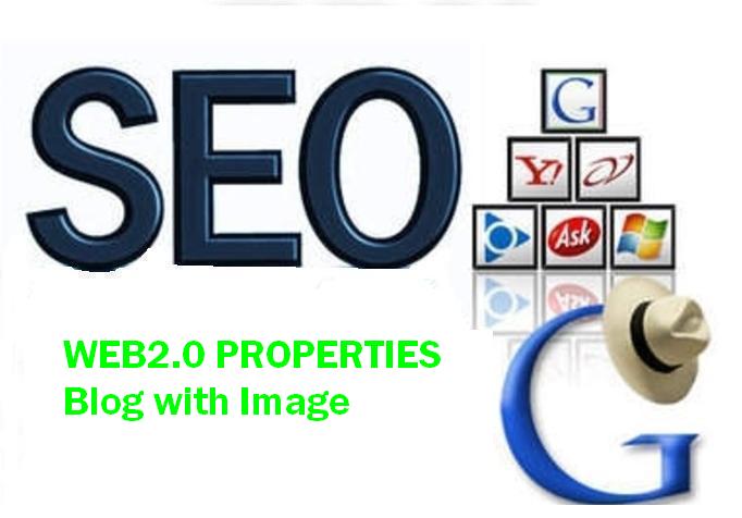 Do 30 High Quality Web2.0 Blogs with proper image and video