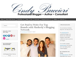 Blogging with Cindy
