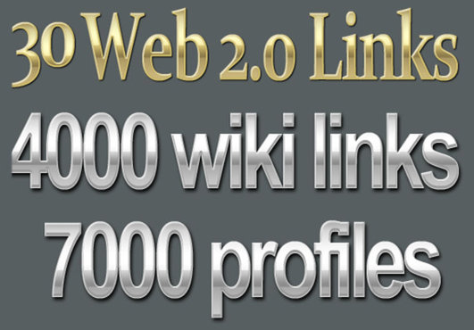 create a link pyramid of multi 3 tiers with a very diversified sources such as web20, wiki and 7000 forum profiles