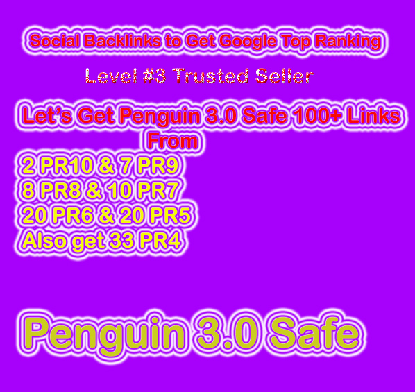 Get Penguin Safe Manual 100 Social Profile Backlinks DA70 - DA100 for Website & Video