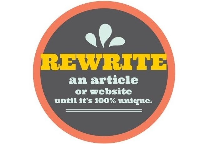 I will rewrite 250 words by hand with Copyscape Certificate