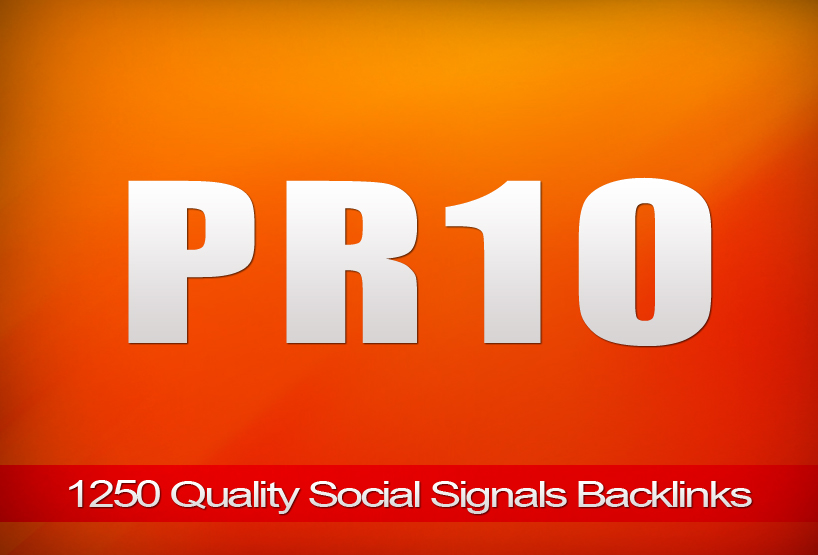 1250+ Quality Social Signals Backlinks to BOOST SEO