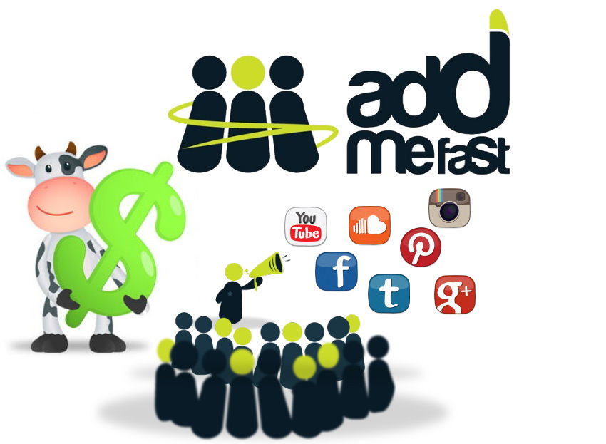 Add 1122 admefast points in your account to run your social network.