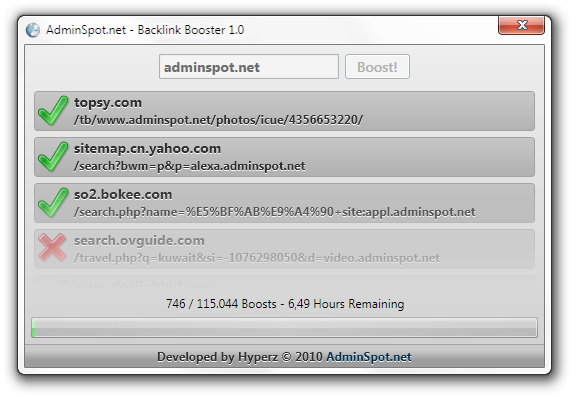 Backlink Booster 115000+backlinks (adds backlinks and gets you ranked or ranked better on google)