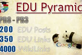create a super edu pyramid with 60 seo edu backlinks..