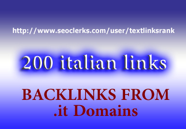 create 100 links from italian .it domains,  nofollow, scrapebox blog comments