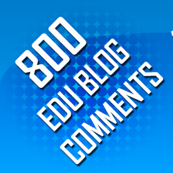 800+ Verified EDU Blog Comment Backlinks