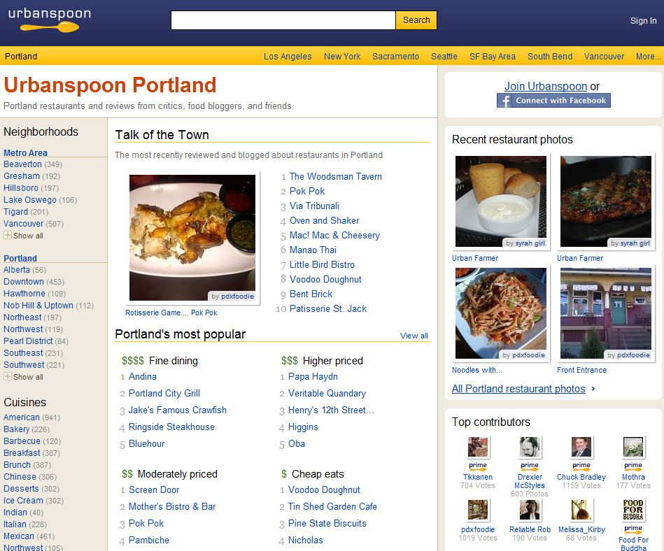 provide you with original content for your Urbanspoon listing