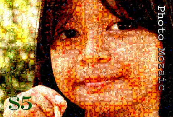 I will transform your photos into beautiful  MOZAIC