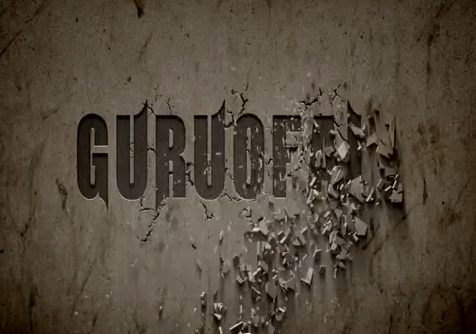 make an wall crumbling logo or text opener video promoting your business logo or name