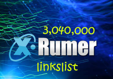 give you 3,040,000 xrumer links list no DUPLICATES 